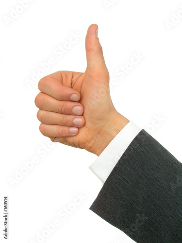 hand with thumb up