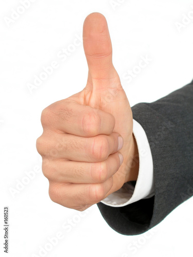 hand with thumb up