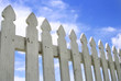 white picket fence