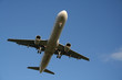 airplane arriving in vancouver