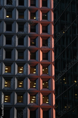 Photo: red windows buildings red windows buildings