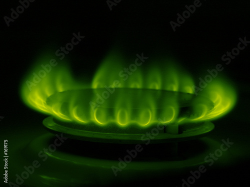 flammes vertes