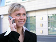 businesswoman using a mobile phone