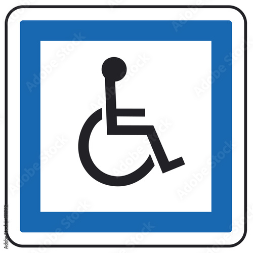 réservé aux handicapés
