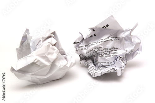papier froissé