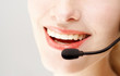 girl with headset