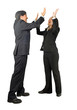 business couple success