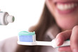 brushing teeth
