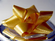 Yellow Christmas Bow