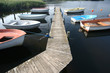 boat on a lake