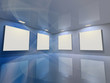 virtual gallery - blue