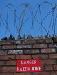 danger razor wire