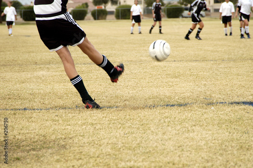 Photo: soccer kick soccer kick