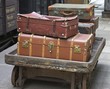 antique luggage