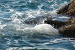 vagues et rochers