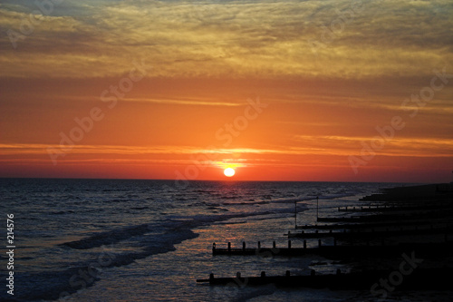 worthing sunset worthing sunset