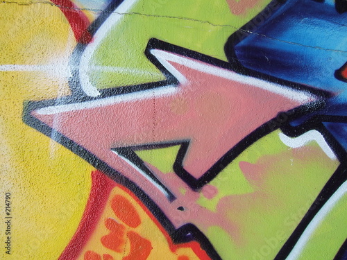 Photo: détail d'un graffiti détail d'un graffiti