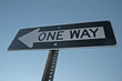 one way