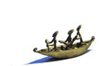 pirogue en laiton pirogue en laiton