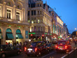 verkehr in london bei nacht