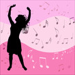 female dancing