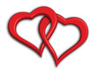 Photographie : two hearts intertwined