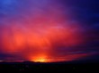 rainy sunrise