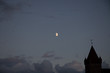 mond am himmel