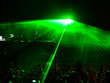 dj and laser