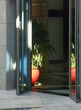 hall entrance with glass doors