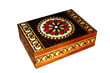 hand carved wooden box - isolated hand carved wooden box - isolated