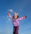 happy winter child