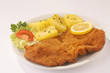 Foto: roast with sidedishes - wiener schnitzel mit beilagen roast with sidedishes - wiener schnitzel mit beilagen