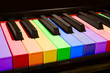 the rainbow piano the rainbow piano
