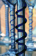 blue spiral