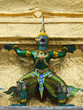 sculpture dans temple en thailande