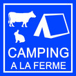 panneau camping ferme