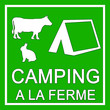 pancarte camping ferme