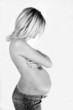 Images : grossesse en noir et blanc