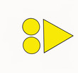 balisage vtt jaune droit