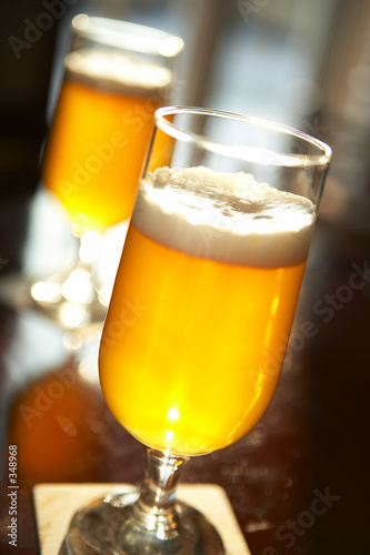 glasses of beers