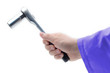 hand holding a wrench