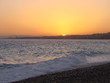 nice, france, sunset