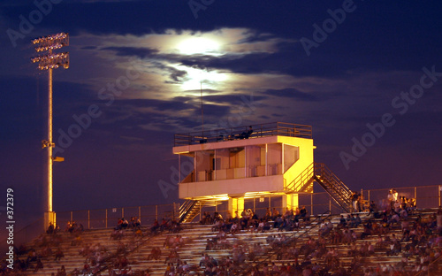 Photo: night time bleachers night time bleachers