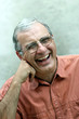 mature man having a good time