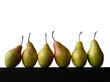 still life with six pears