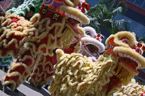chinese lion dance