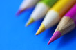 color penciles in macro