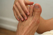 foot and a gentle hand