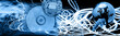 canvas print picture data communication  header